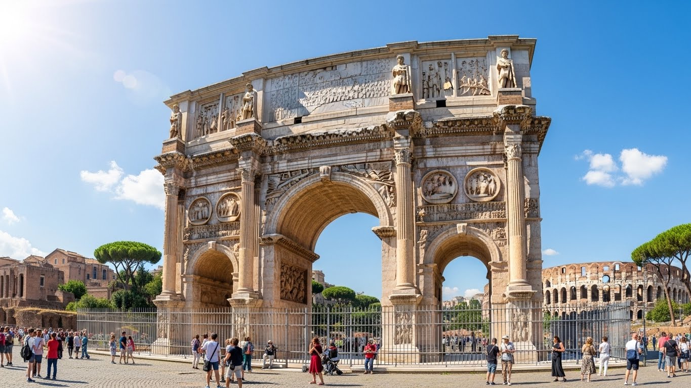 roma el Arco de Constantino,
